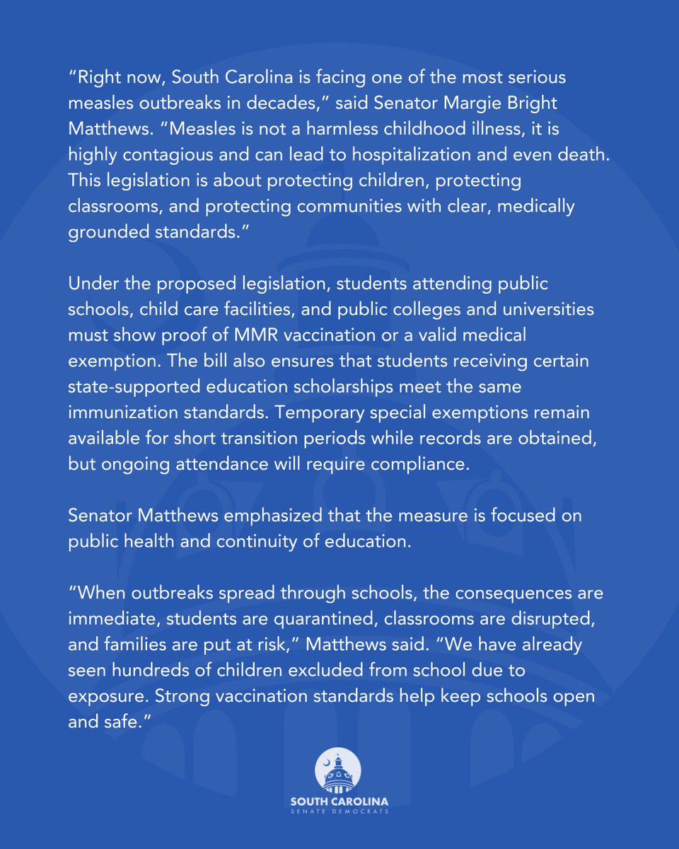 South Carolina Senate Democrats tweet media