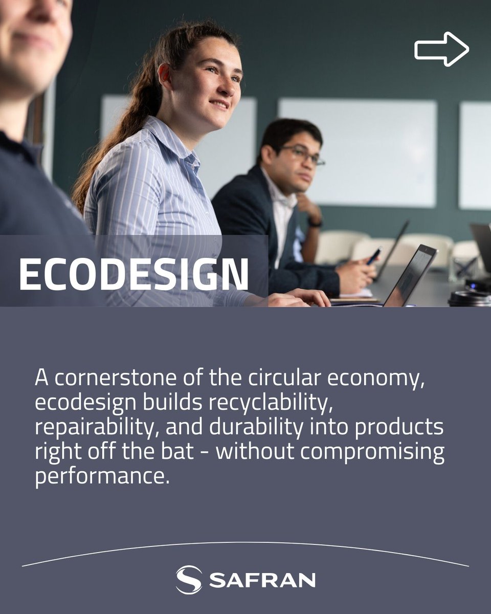 SAFRAN's tweet image. How does #ecodesign bring @Safran’s circular economy ambition to life in product development? Deep dive…