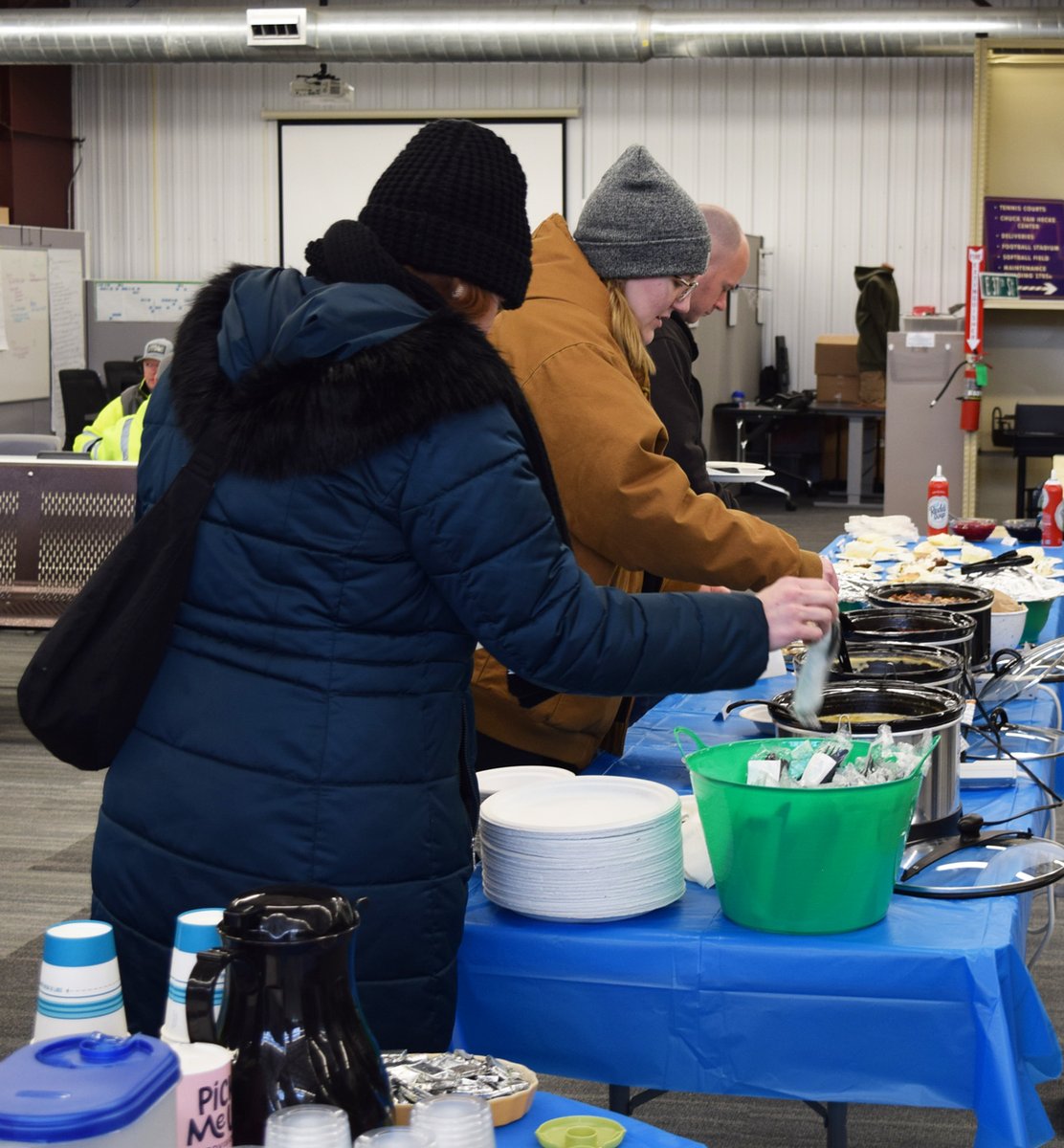 IowaPrisonInd's tweet photo. This past week, IPI hosted its annual "Soup"er Customer Appreciation Lunch at our showroom in Des Moines! 🥣

In addition to a delicious soup and pie lunch, the event also gave guests a chance to view our brand-new chair and park furniture lines firsthand!

#IowaPrisonIndustries https://t.co/Gm2Bw9o6ou