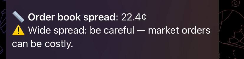 opipolixbot's tweet photo. @opinionlabsxyz @Polymarket @PolymarketBuild Be careful, our bot will warn you immediately https://t.co/fIyW7WdRIz
