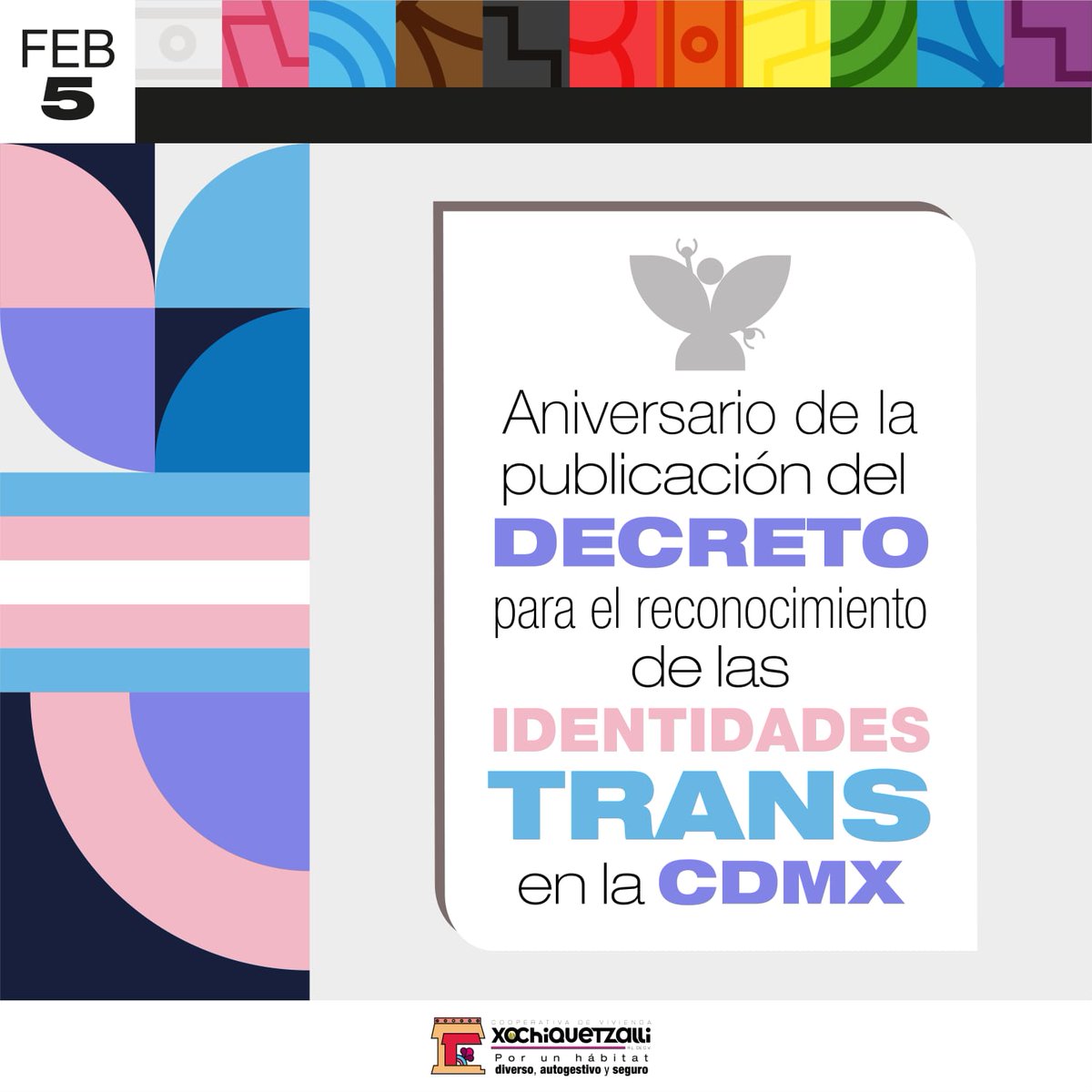 Existir es resistir, pero RECONOCER ES DIGNIFICAR. ✨

A un aniversario más del decreto de identidad trans en CDMX, desde <a href="/CVX_Oficial/">Cooperativa de Vivienda Xochiquetzalli</a> seguimos trabajando por hogares y ciudades libres de discriminación. ✊🏼🏠 ¿Qué significa para ti este avance? 👇🏼

#ResistenciaTrans #CDMX