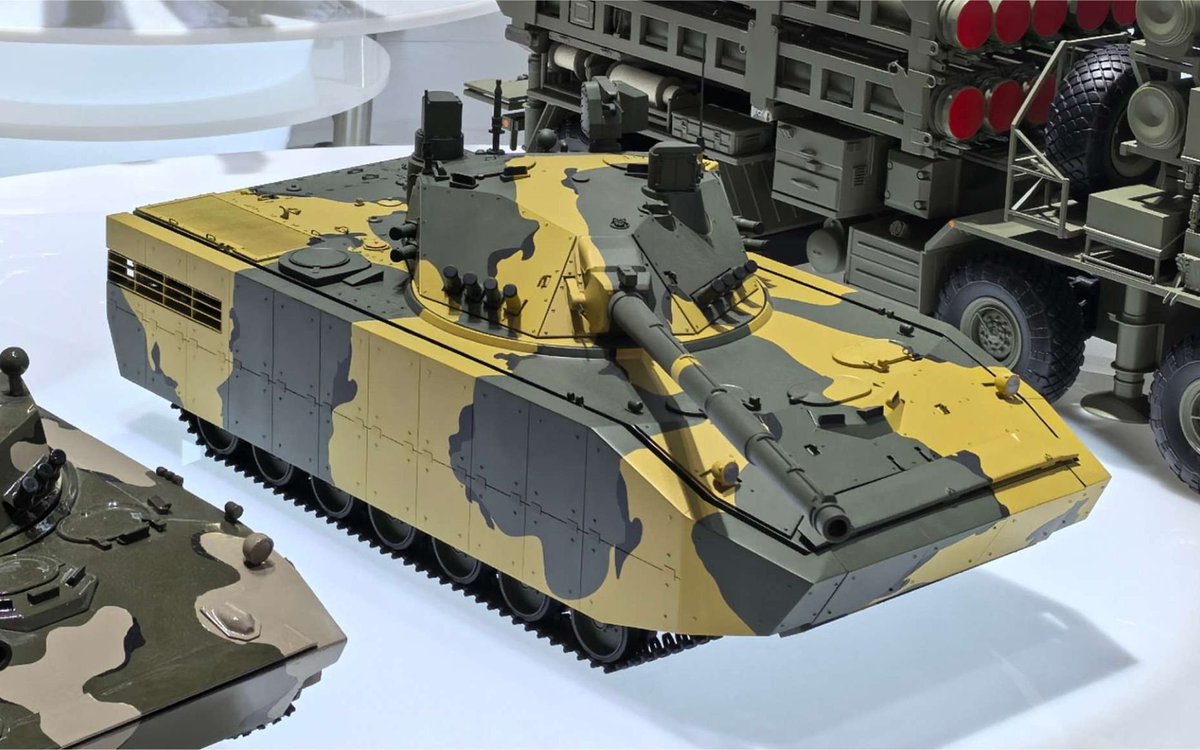 KrypTanko's tweet photo. interesting looking armor package for the Sprut. I wonder what the intended composition will be. https://t.co/BtSIWaIujg