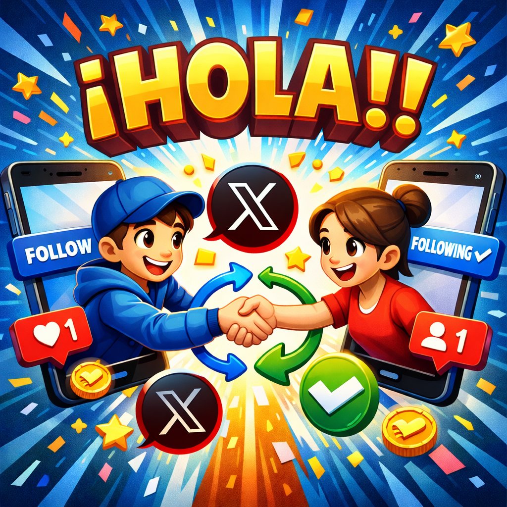 Hola!!!!!!!! Si me sigues, te sigo de vuelta.
#SiguemeYTeSigo #SiguemeYTeSigoDeVuelta #SiguemeYTeSigoAlInstante