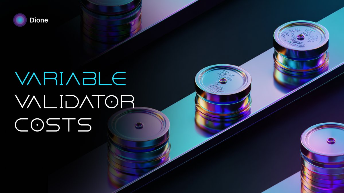 DioneProtocol's tweet photo. The cost of running a validator isn’t fixed.
It changes with power availability, hardware lifecycles, network conditions, and operational overhead.

Protocols that assume fixed costs struggle when conditions change.
Protocols that plan for variability are built for the long run. ⚡
