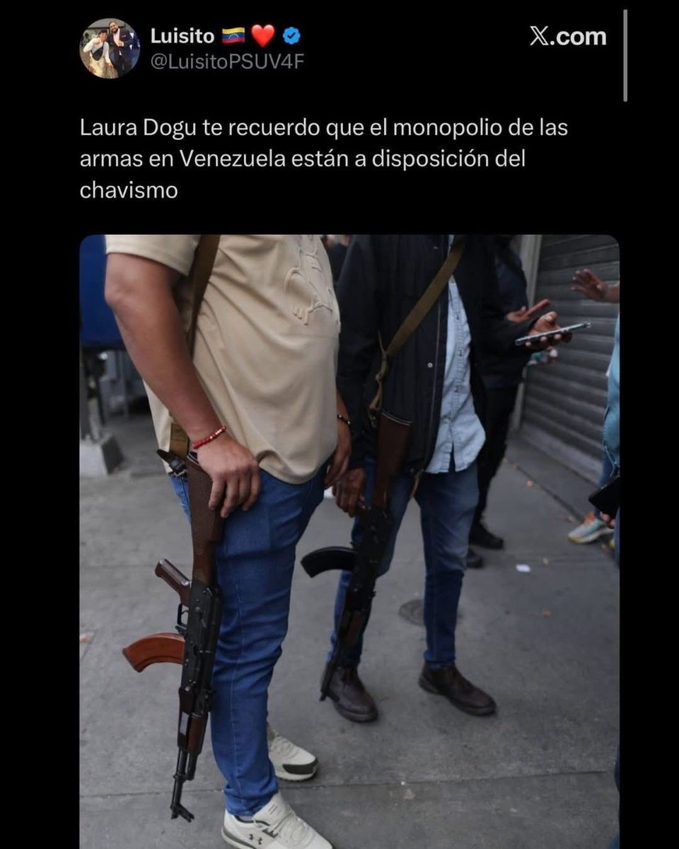El Tweet que <a href="/LuisitoPSUV4F/">Luisito 🇻🇪❤️</a>  tuvo que borrar ¿Quién sabe por qué?...