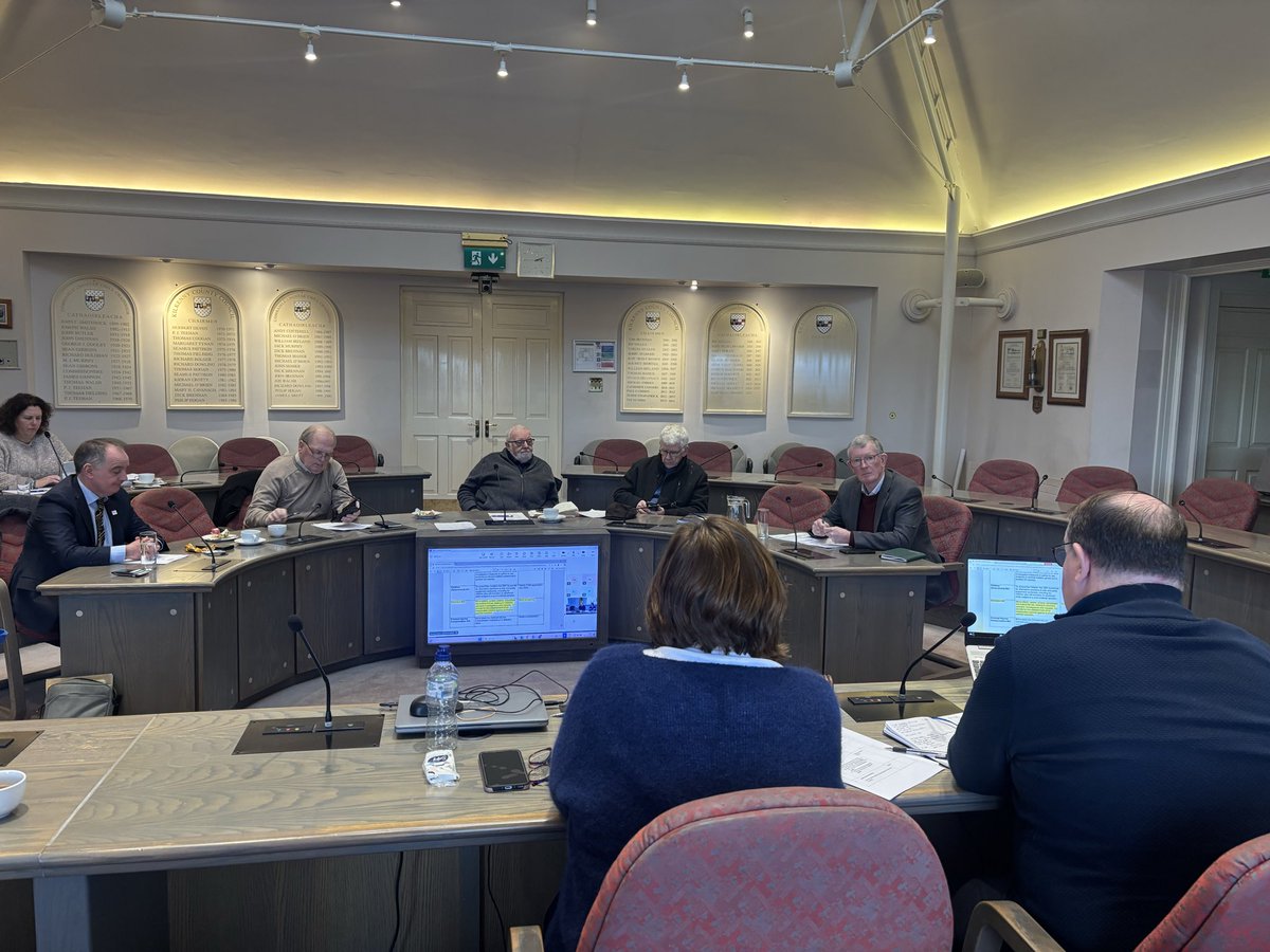 AILGIRE's tweet image. Our National Executive Committee advanced a number of key #localgov issues today at their monthly meeting hosted in Kilkenny County Council - many thanks to the Cathaoirleach, AILG Executive member @seanohargain and CE Lar Power for the warm welcome to the Marble County!
