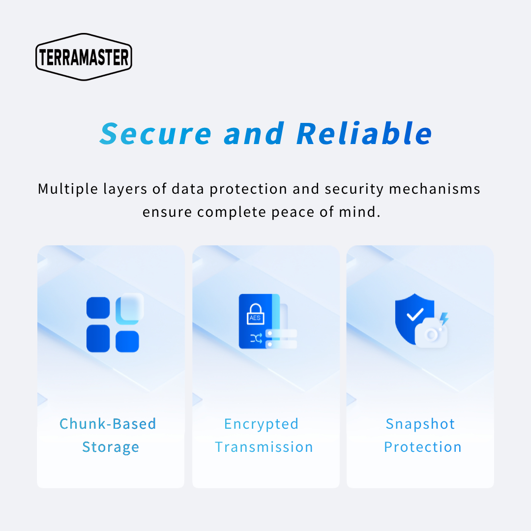 TerraMasters's tweet photo. Centralized Backup protect data with AES-256 encryption in transit and at rest, plus ransomware-thwarting snapshots.
π‘οΈBuild your defense on a secure foundation:
https://t.co/BdaJW3fzEA
#TerraMaster #NAS #Encryption #SecureBackup #RansomwareProtection https://t.co/Oho9b7LC1i