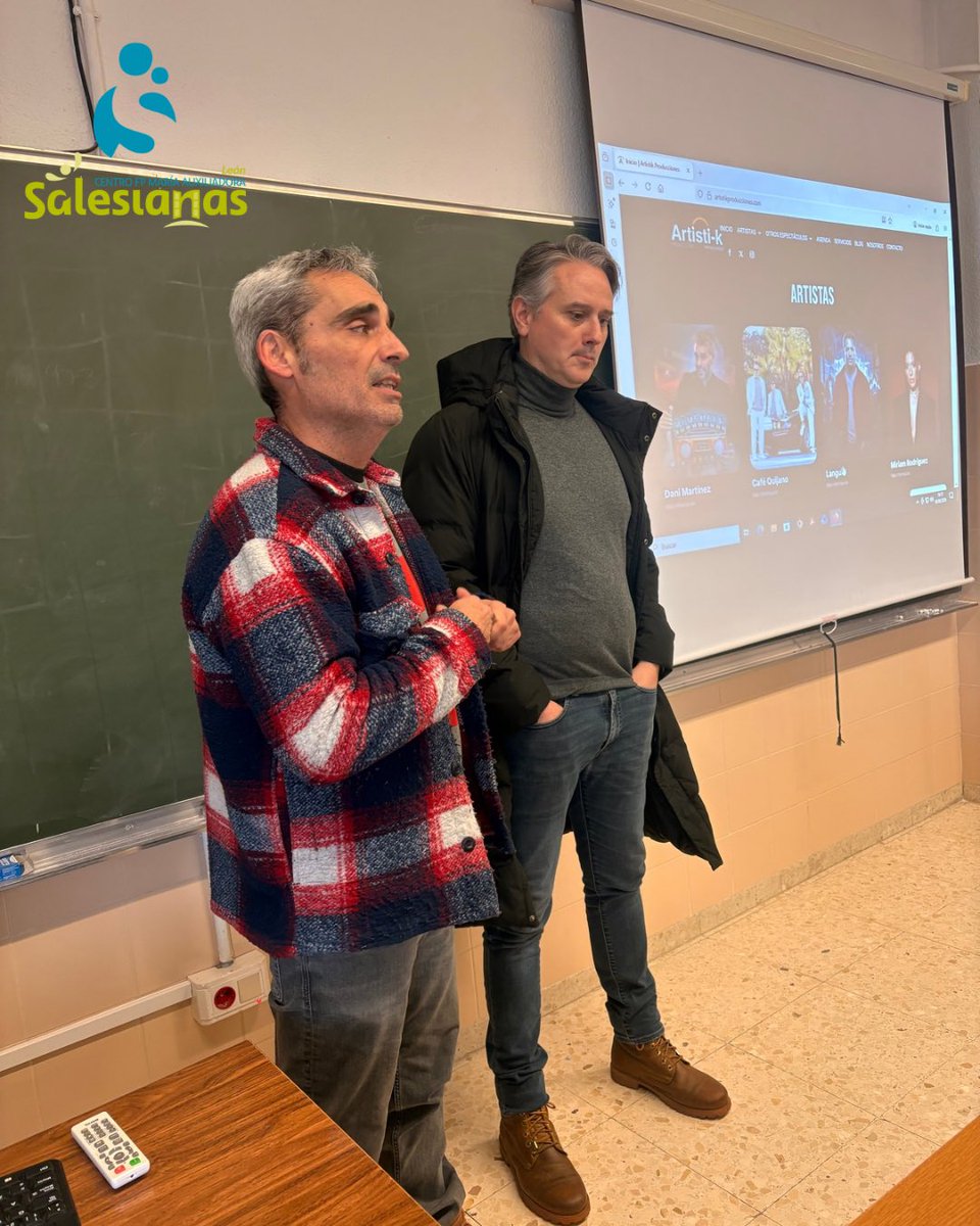 ¡Cerramos 𝗙𝗣 𝗘𝗺𝗽𝗿𝗲𝗻𝗱𝗲: 𝗦𝗼𝗻̃𝗮𝗿𝗹𝗼, 𝗰𝗿𝗲𝗮𝗿𝗹𝗼, 𝗹𝗼𝗴𝗿𝗮𝗿𝗹𝗼! 🚀
Hoy hemos puesto el broche final al programa con 𝗝𝗲𝘀𝘂́𝘀 𝗠𝗮𝗿𝗰𝗼𝘀 𝗔𝗻𝗱𝗿𝗲́𝘀 de 𝗔𝗿𝘁𝗶𝘀𝘁𝗶-𝗞 𝗣𝗿𝗼𝗱𝘂𝗰𝗰𝗶𝗼𝗻𝗲𝘀. 💡
#AulaEmpresaCyL #FP #Confía <a href="/ArtistikP/">Artistik Prod.</a> <a href="/SalesianasEs/">Salesianas España</a>