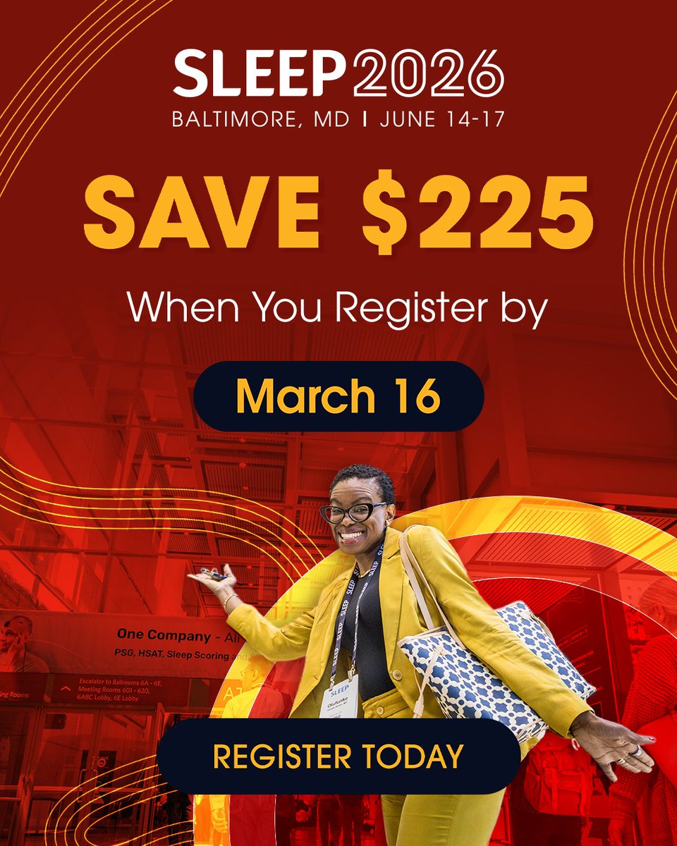 Sleep Research Society tweet media