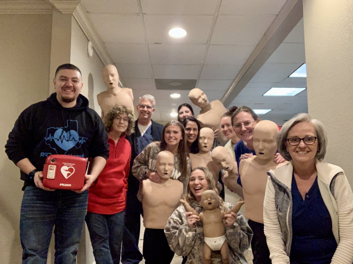 ccrandall_dds's tweet photo. We are so thankful to Jesus with @TexasHeartsCPR  for helping us with our CPR recertification process. We prioritize ongoing training to ensure preparedness in the event of any emergency situation! https://t.co/SPlWkASfw0