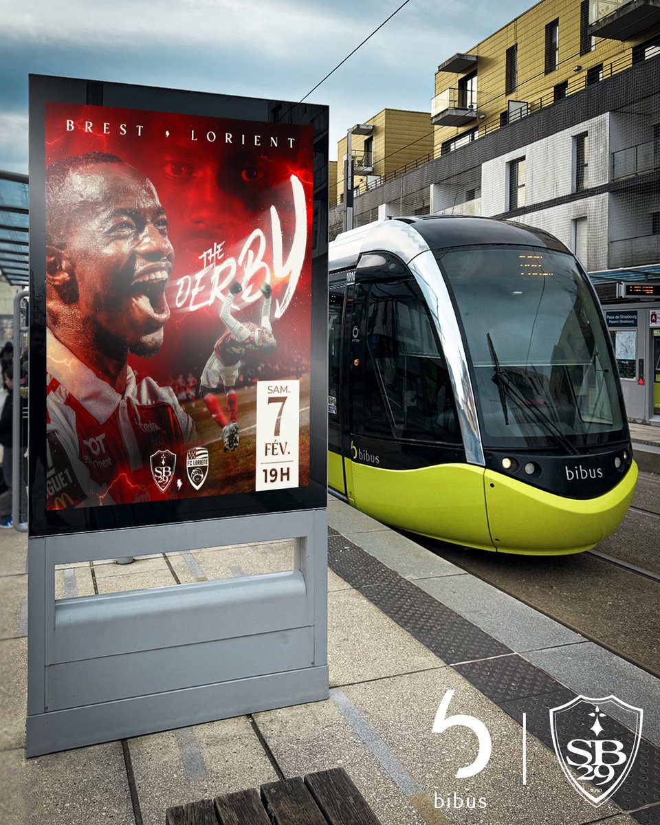 BibusBrest's tweet photo. ⚽ @SB29 // @FCLorient
📅 Samedi 7 février
⏰ 19h
🏟️ Stade Francis Le Blé
✅ Allez-y :
🚋 en tramway - Ligne A
🚌 en bus spécial depuis 🚏 Océanopolis ou depuis🚏 Warspite.
Plus d'infos 👉 https://t.co/xOS3ghkoXT
Bon match ! 🔴⚪
#icicestbrest #allezbrest https://t.co/z086p5Hdfr