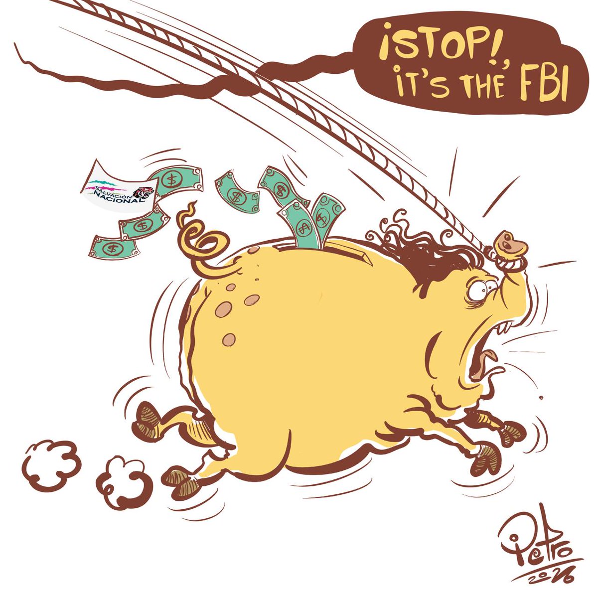 ocak_cartoon's tweet photo. Capturado Alex Saab. Preocupación en campaña presidencial Colombiana.
#uribismo #centrodemocratico #abelardodelaespriella #testaferro #dinero #financiación #campaña #caricarura #humor #pietrotoons https://t.co/VqpzfSHqOM