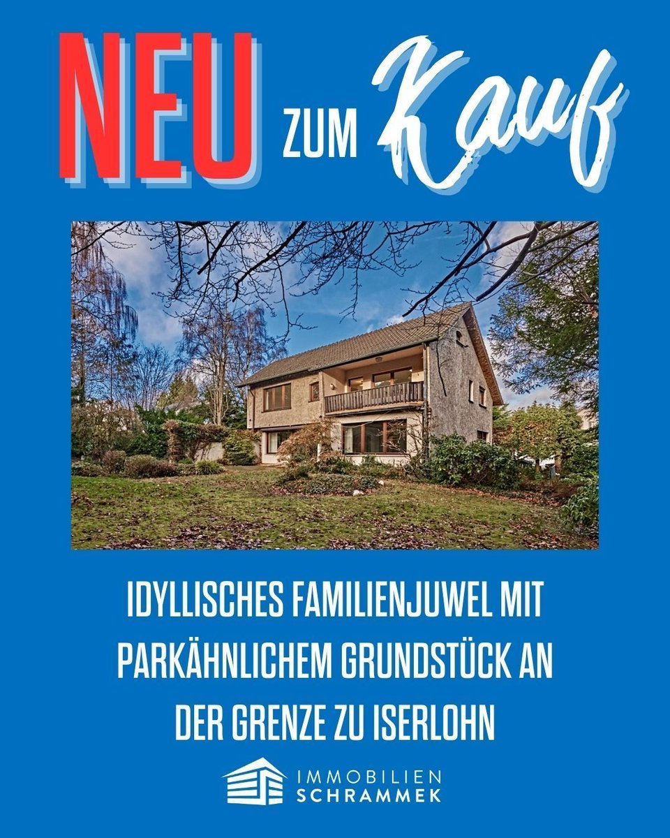 ❗️🏡NEU ZUM KAUF : HEMER - IDYLLISCHES FAMILIENJUWEL MIT PARKÄHNLICHEM GRUNDSTÜCK AN DER GRENZE ZU ISERLOHN

Weitere Informationen und Fotos finden Sie auf unserer Webseite: immobilien-schrammek.de/immobilien-det…

#iserlohn #hemer #ausgezeichneterMakler #immobilienhemer #sprengnetter