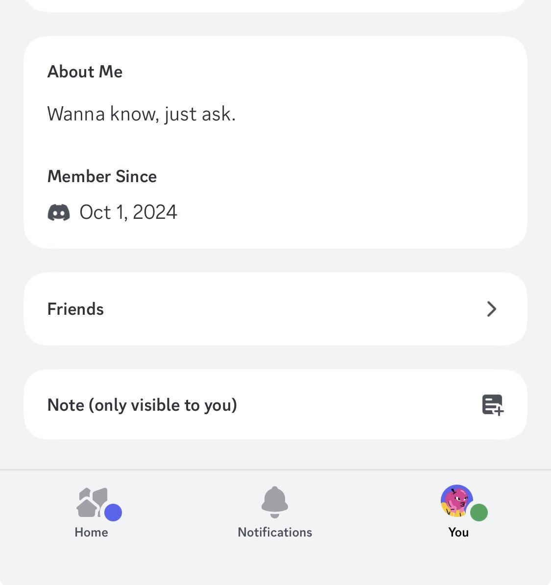Need server for discord, 2 years acct just Dey waste…