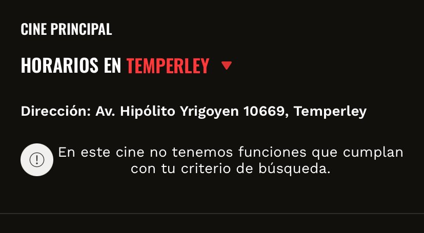 heselfless's tweet image. cinemark de temperley bien gracias