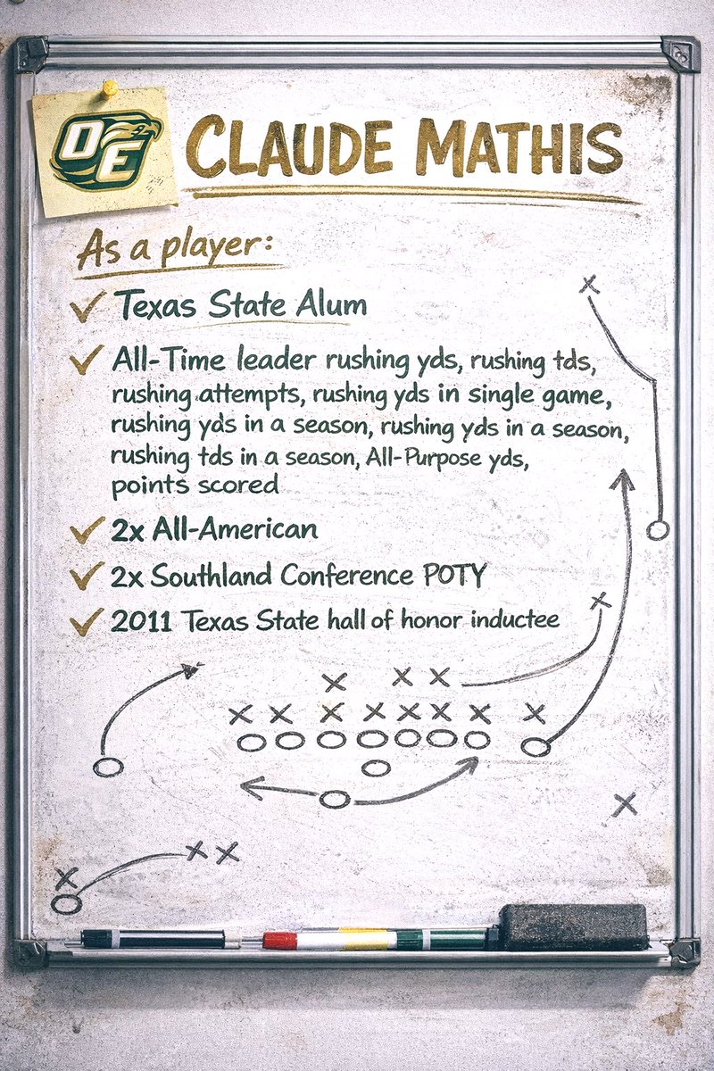 On this day in #BlackHistoryMonth we celebrate a man with a winning pedigree and will to win like none other.
DeSoto High School’s championship Head Coach Claude Mathis.

Coach Mathis posses the swagger of a player’s dream coach and the resilience of every hard nose blue collar