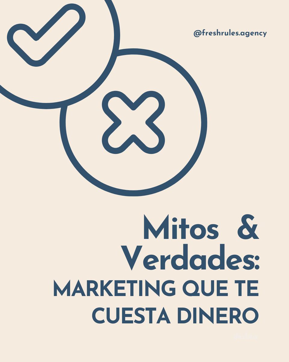 FreshRulesMKT's tweet photo. 4 mitos que te cuestan dinero 💸

- “Más seguidores” → oferta + CTA.
- “Ads = ventas” → amplifica fallos.
- “SEO no vale” → interés compuesto.
- “Para todos” → para nadie.

¿Cuál te frena? ? 👇 https://t.co/cASlRLf3np