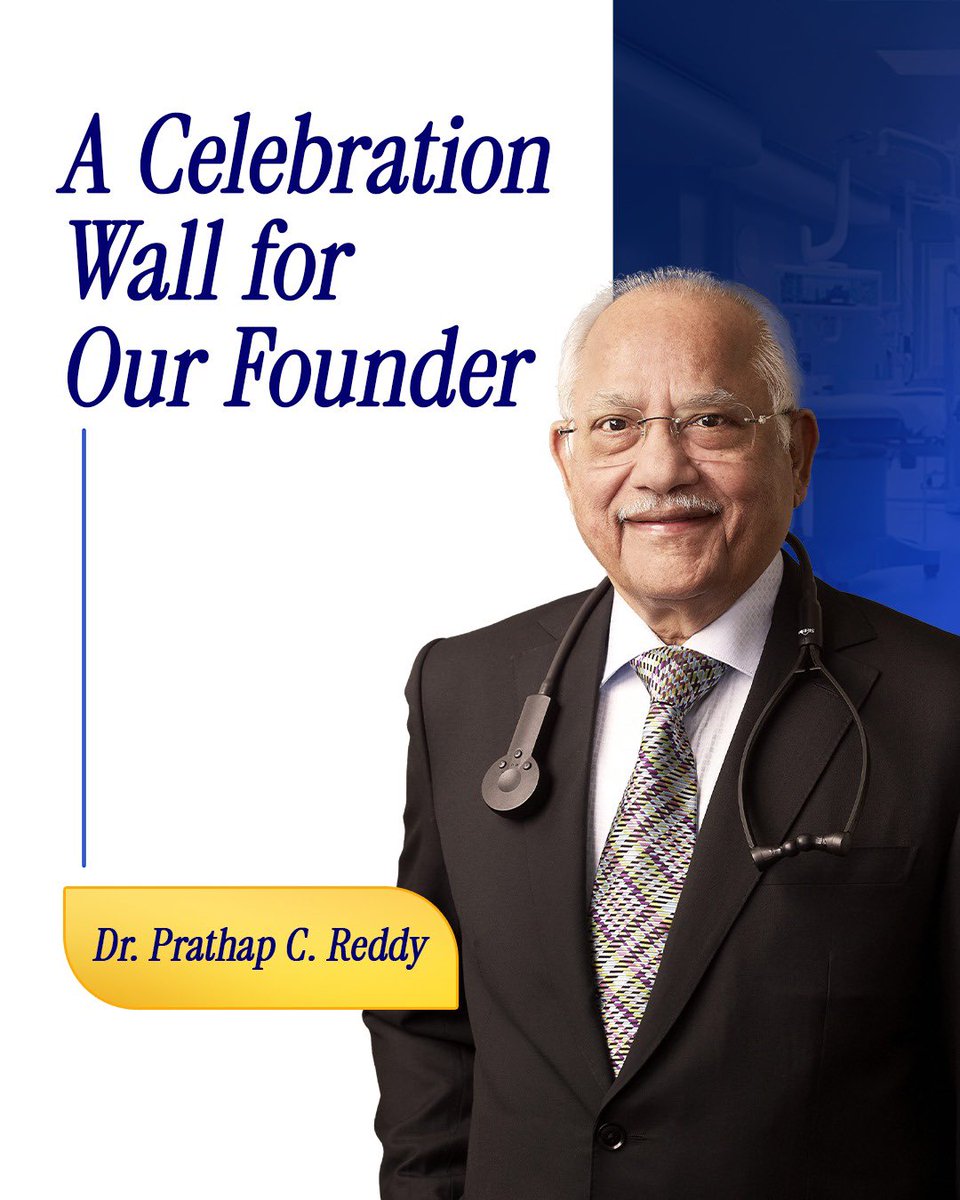 HospitalsApollo's tweet image. Warm birthday wishes from esteemed leaders for Dr. Prathap C. Reddy - a life dedicated to healing, leadership, and service to humanity.

#ApolloHospitals #BeProHealth #FoundersDay