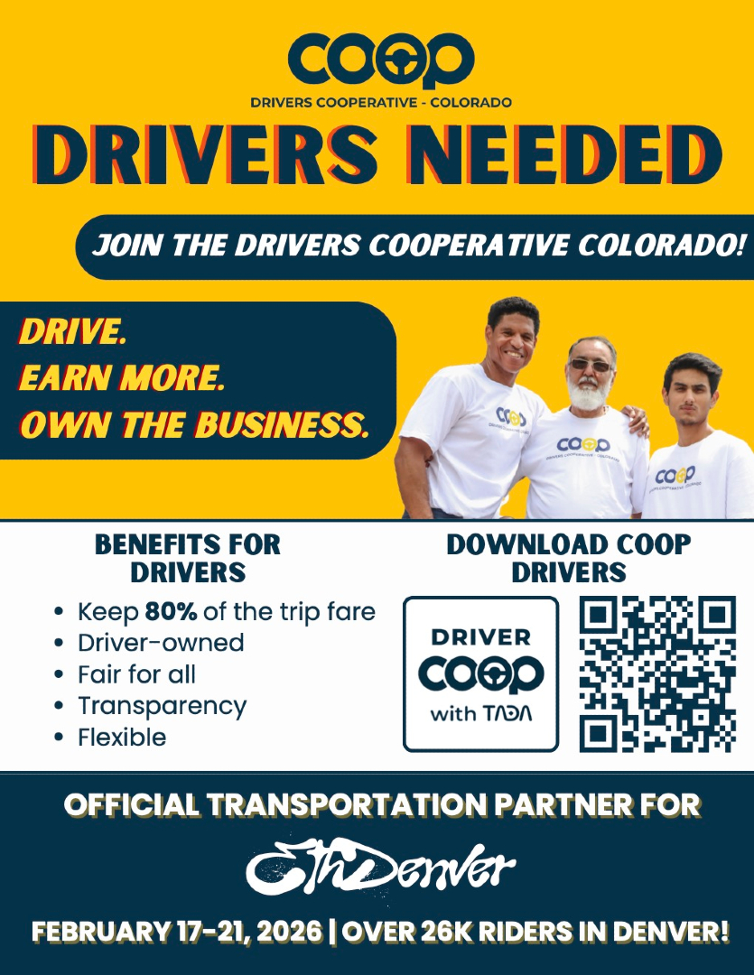 driverscoopco's tweet photo. EthDenver (Feb 17–21) brings 26,000+ riders—and we need more COOP drivers Feb 15–22. Keep 80% of fares + drive flex. Share this + scan the QR to join.
#Denver #EthDenver #DriversWanted #GigWork #Rideshare #DriverOwned #Cooperative #Colorado https://t.co/gWJxpSnYQY