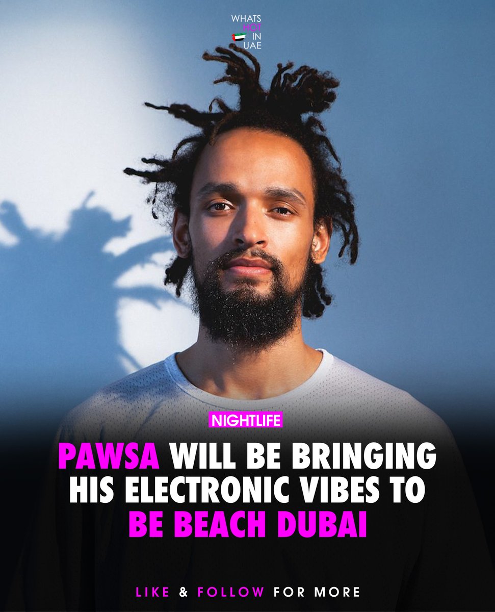 whatshotinuae's tweet image. PAWSA brings his signature groove tension release sound to Be Beach Dubai, delivering deep, rolling rhythms and underground energy by the shoreline.

#PAWSA #Dubai #Underground

Read more about cool stuff here at
whatshotinuae.com