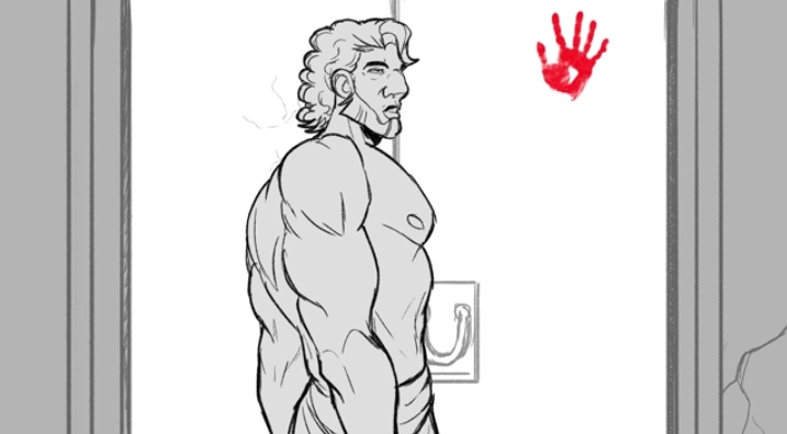Vil1anAViolent's tweet photo. ⠀ ⠀
⠀ ⠀ ⠀ 𝒪f course he noticed her, and he obviously turned to look at her, but that doesn't seem to be enough to elicit a reaction or even an expression from him. . .

Looks like he's waiting for something.
⠀ ⠀ https://t.co/YDFw7QrL5b
