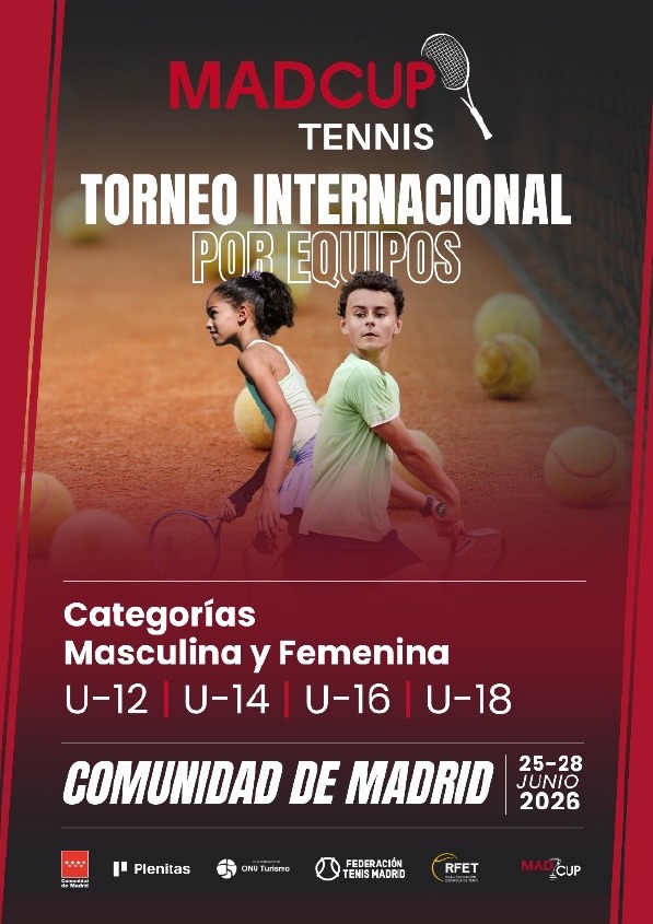 ¡Nos sumamos a la MADCUP! 🤝

El tenis se incorpora a la prestigiosa competición con un nuevo torneo internacional juvenil por equipos en busca de fortalecer el deporte base

🗓️ 25-28 de junio
📍 Comunidad de Madrid

📲rfet.es/es/noticia/el-…

📸 MADCUP I <a href="/fedetenismadrid/">Federación de Tenis de Madrid</a>