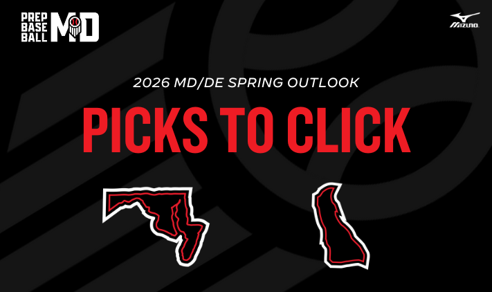 PrepBaseballMD's tweet photo. 🚨 2026 Picks to Click 🚨

Our first edition of players our staff believe are in contention for MD/DE Player of the Year or Pitcher of the Year

Next up, a look at an under-the-radar impact bat in the MIAA ⬇️

🔗: https://t.co/zqylARUycP https://t.co/xE0dqOvYeA
