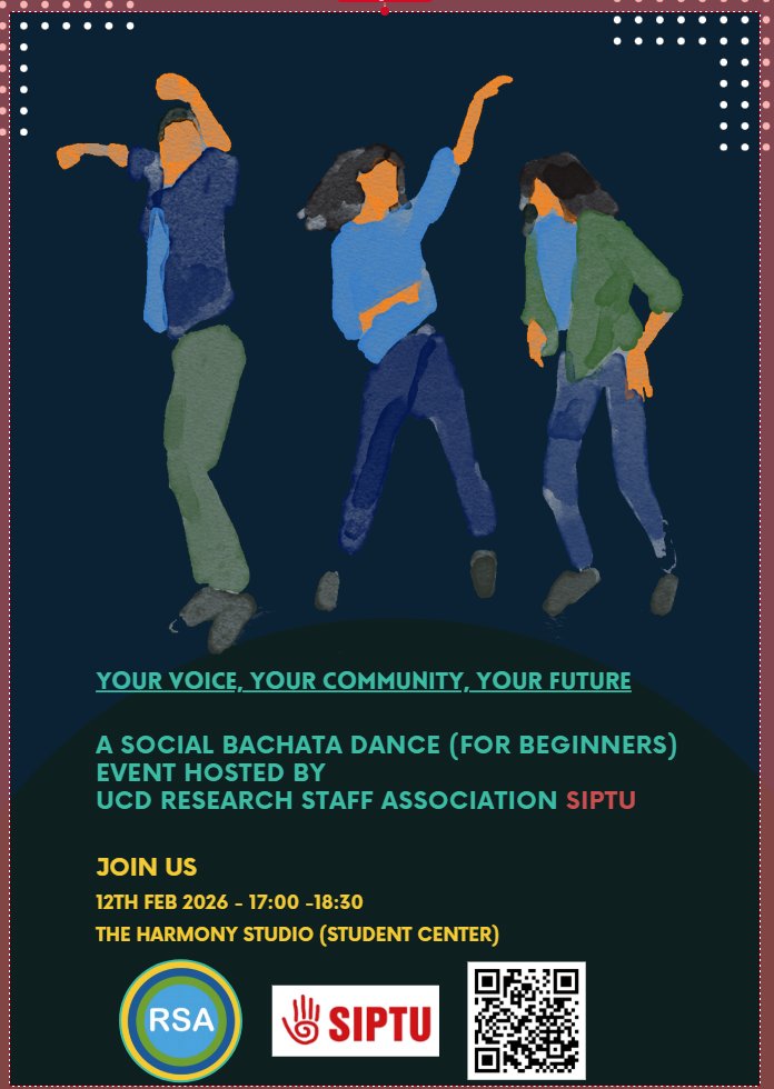 UCD Research Staff Association (RSA) tweet media