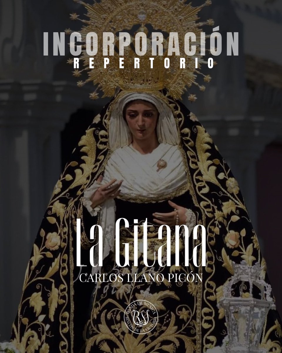 INCORPORACIÓN  MUSICAL 🎼

Nos complace anunciar la tercera incorporación al repertorio… LA GITANA, obra de Carlos Llano Picón.

#AlCompásdelRincón #IncorporaciónMusical #MúsicaCofrade #Repertorio2026