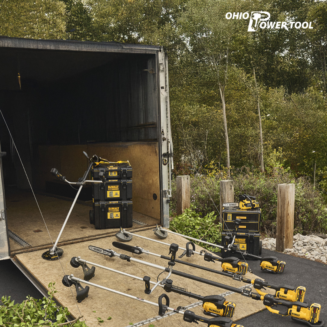 OhioPowerTool's tweet photo. Built for commercial landscaping crews, these new @DEWALTtough 60V MAX string trimmers and edgers deliver gas-level performance without the maintenance or noise. Learn more: https://t.co/nkeQ6K3San
...
#DEWALT #CommercialLandscaping #CordlessTools #OutdoorPower https://t.co/i8mlm7ZSIG