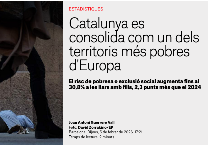 L'espoli de 25.000 milions a l'any és una barbaritat. Roba-li el 10% del PIB a Alemanya o a Dinamarca i veuries quins estralls...
No hi ha país el món que pugui aguantar això i nosaltres portem dècades... 
El que patim nosaltres és per declarar una guerra.