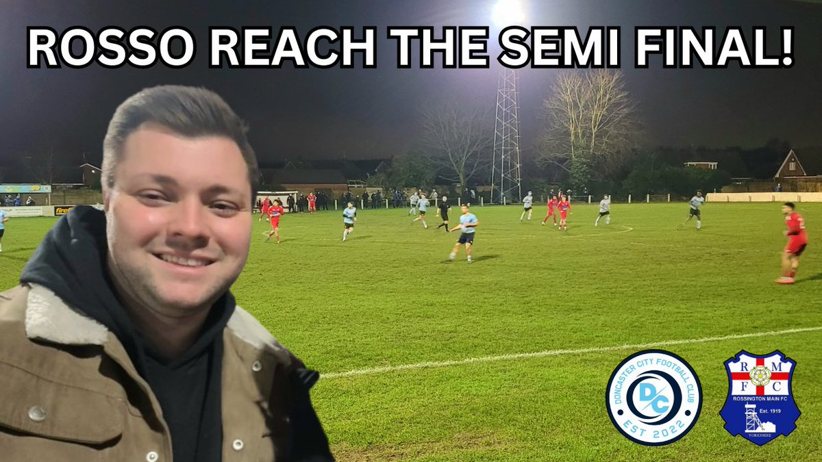 AdamGittingspt's tweet photo. 🚨 NEW MATCHDAY VLOG!!! 🚨

💥 Rosso Reach The Semi Final!

⚽️ @DoncasterCityFC Vs @RMFC1919

✅️ Please RETWEET and SUBSCRIBE to my YouTube Channel if you haven't already! 

🎥 Video: https://t.co/qMa3Ovajx2 

#DoncasterCityFC #UpTheRosso 

@footballsheff @aaron_challoner @aroundgroundsss @IBradders @harriesdon87 @joeskelton1620 @FanHub @drfc_ben @punkchef41 @TheDB30 @VgangTB @jkanalysis7 @Topliss94 @john_nufc42 @GamingBlomp @JRipley98 @KilnerHarry @Jebbo37 @TonyToony31 @James_Boyall @MindBodySoleUK @dudsey_ @vinnynolan @the66pow @NonLeagueRover @TurfScoutUK @GRPlusUK @love_non_league @nonleagueHQ1 @nonleaguevol @nonleagueguys @nonleaguecrowds @emmagroundguide @smilerhopper @hoppersguide @NL_Bible @nonleaguemaps