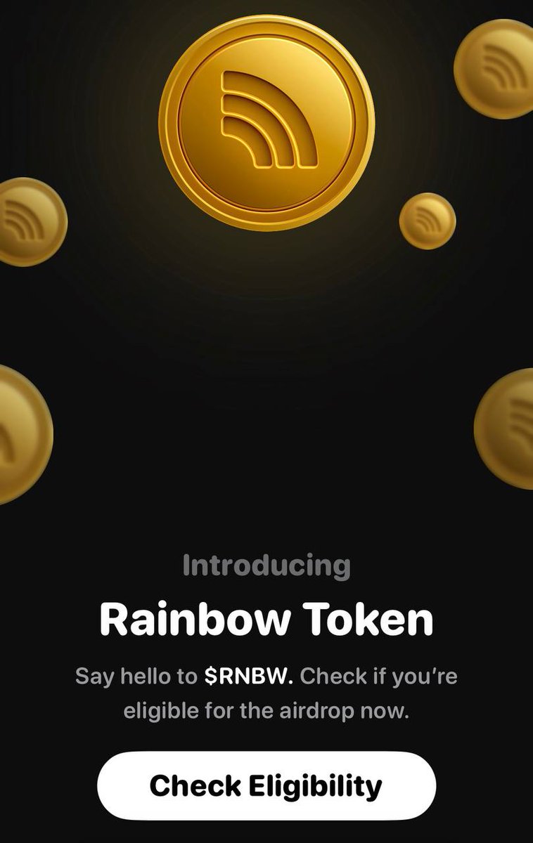 AirdropAlertAAD's tweet photo. 🌈 Claim your #Rainbow Airdrop now!

Open your Rainbow Wallet to discover your $RNBW Airdrop. Share your exciting updates!

The claim is now open within the #Rainbow Wallet mobile app. Simply update the app and navigate to the "Rewards" section to claim your airdrop.

𝗟𝗶𝗸𝗲 👍 or 𝗥𝗧 🔁 if you want more exclusive Airdrops updates!

#Airdrop #RainbowWallet #RNBW #CryptoAirdrop