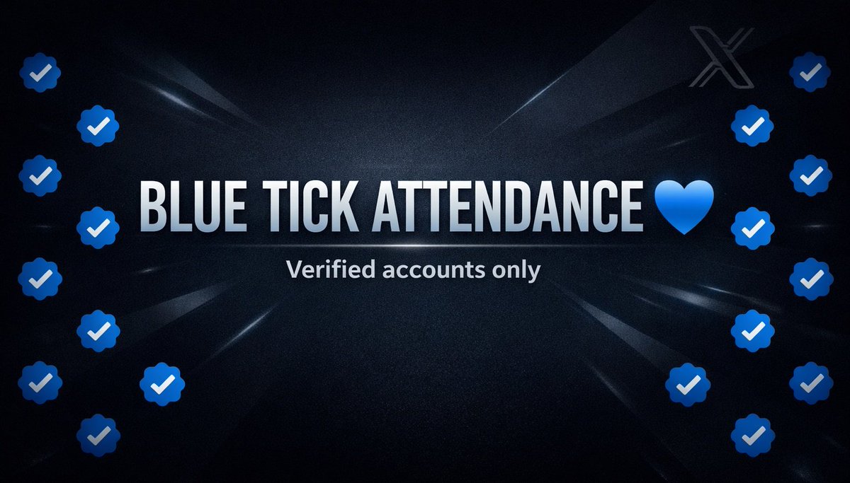 Asquare012's tweet image. 𝗕𝗹𝘂𝗲 𝘁𝗶𝗰𝗸 𝗮𝘁𝘁𝗲𝗻𝗱𝗮𝗻𝗰𝗲 💙

𝗗𝗿𝗼𝗽 𝗮 𝗰𝗼𝗺𝗺𝗲𝗻𝘁 👇🏾
𝗡𝗼 𝘁𝗶𝗰𝗸, 𝗻𝗼 𝗮𝘁𝘁𝗲𝗻𝗱𝗮𝗻𝗰𝗲 👀