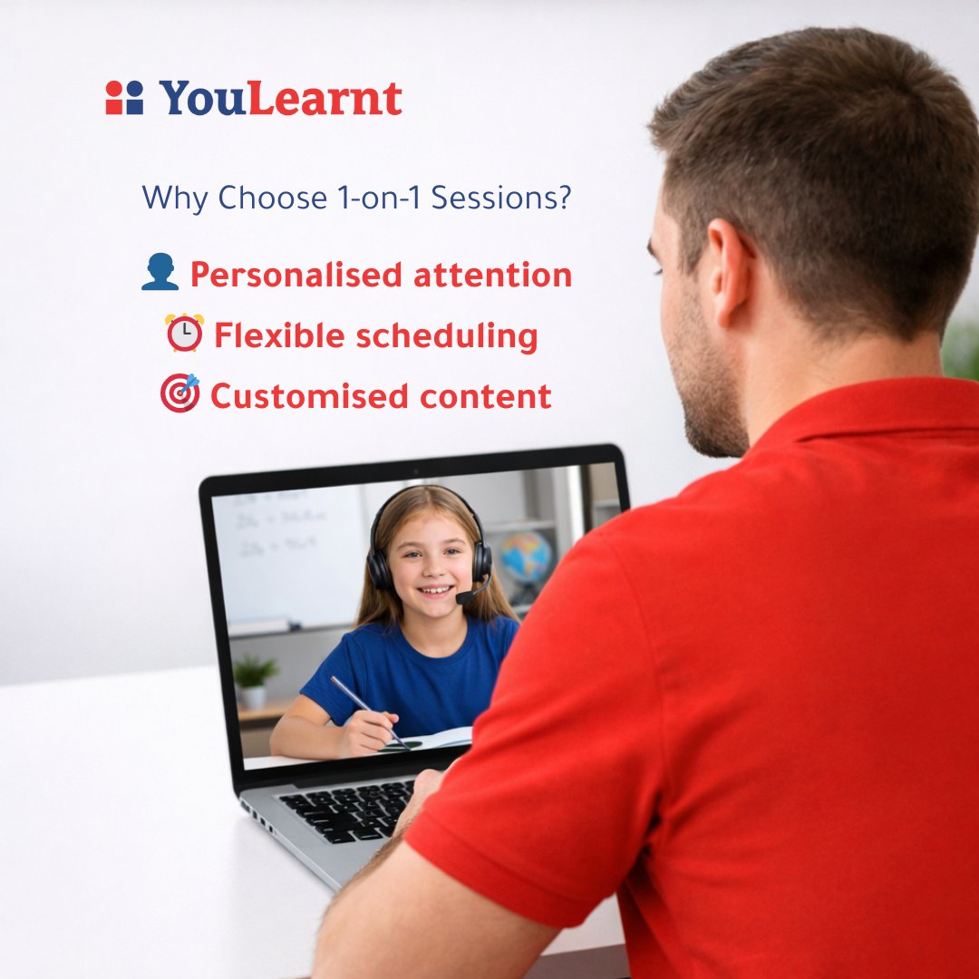 YouLearntAr's tweet photo. Short, direct, value-first 👌

Learning works better when it’s personalised 🎯
YouLearnt’s one-on-one sessions offer:

• Personalised attention
• Flexible scheduling
• Customized learning content

Try a trial session today and get 30% OFF 🎉
Code: LEARN26
#YouLearnt #EdTech https://t.co/FxuHFdHyZ1