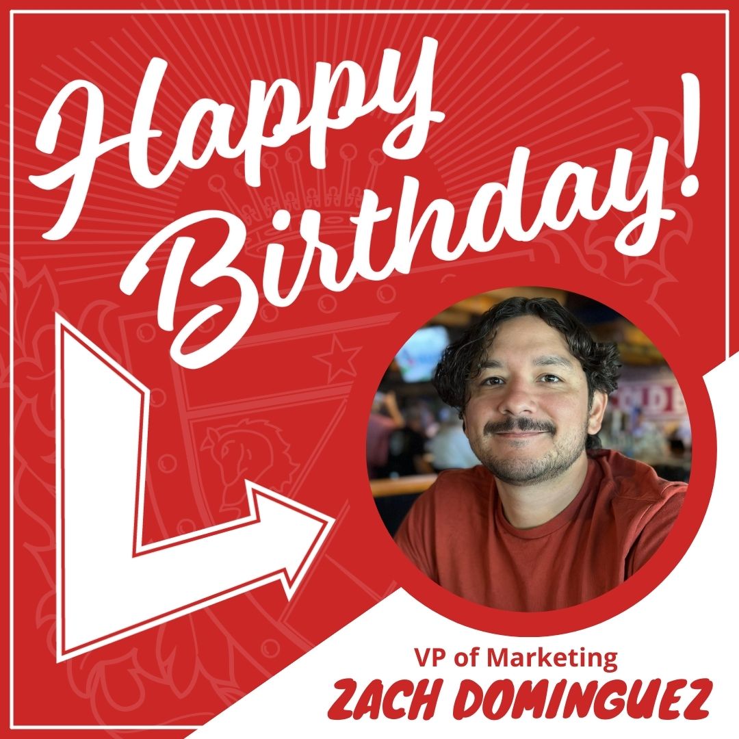 Wishing a very HYPE Birthday to our VP of Marketing, Zach Dominguez!!