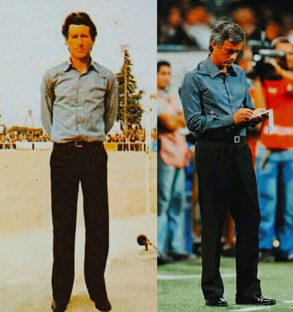 Jmshow10's tweet photo. José Mourinho :  
 
"J'avais dix ans lorsque mon père a été licencié le jour de Noël.
Il était entraîneur de football, et les résultats de son équipe n'étaient pas bons. Ils avaient perdu un match un ou deux jours avant Noël.

Le jour de Noël, alors que nous étions assis à table pour déjeuner, le téléphone a sonné.
Un bref coup de fil d'un dirigeant du club : vous êtes viré.
La nouvelle nous a frappés de plein fouet. Personne n'a fini de manger, nous avons quitté la table et la tristesse a envahi la maison.
Même les cadeaux de Noël sont restés non ouverts ce jour-là.

À partir de ce moment, j'ai pris ma décision : je serais entraîneur.
Je me battrais jusqu'au jour où le nom de mon père serait connu dans le monde entier.
Aujourd'hui encore, je porte des vêtements similaires aux siens, que je fais confectionner sur mesure pour ressembler à son style.
Mon père est mon seul modèle au monde."