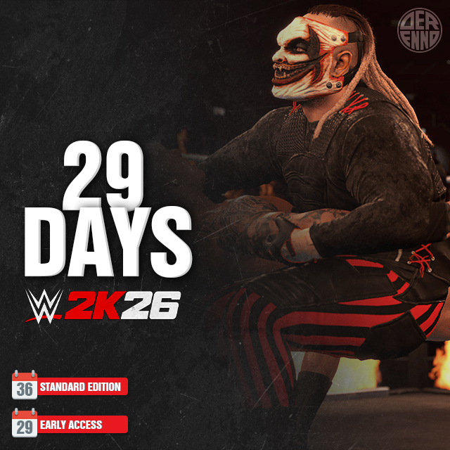 Oh, it's that time of the year again. The Countdown starts... NOW! 🔥

WWE 2K26 Release in:
🗓️29 Days - Early Access
🗓️36 Days - Standard Edition

#WWE2K26 <a href="/WWEgames/">#WWE2K26</a>