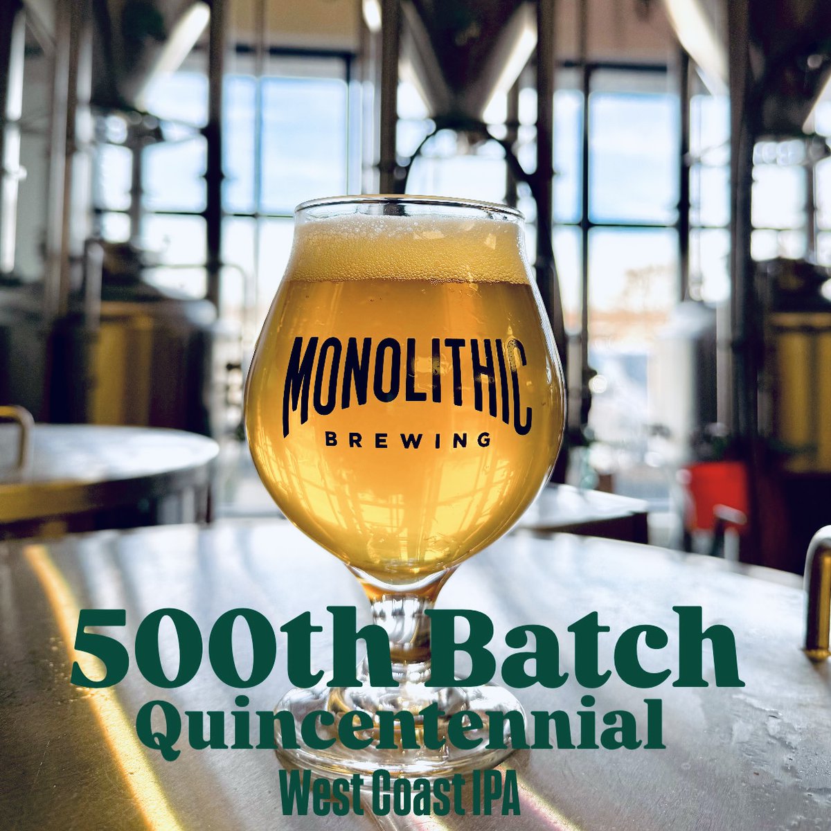 Monolithic Brewing tweet media