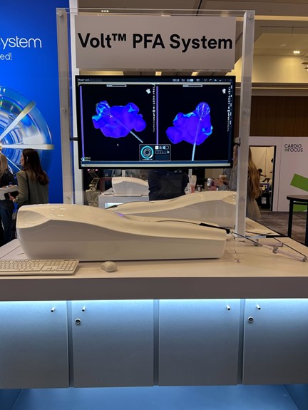 AbbottCardio's tweet photo. Our EP team has arrived at #AFSymposium2026!

We’re excited to give #EPeeps the chance to practice using our  #VoltPFA System – now FDA approved – and explore how our latest innovations can help transform your #AFib treatment strategy.

Find our sessions: https://t.co/4t6rOtGiSV

Safety Info:
https://t.co/EJlYg5M8A8
https://t.co/Ane1RKhjrh