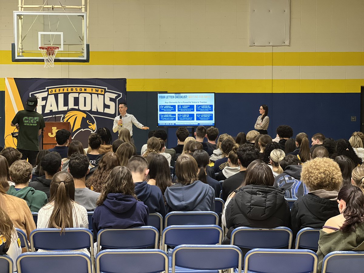 CMProductionsNJ's tweet photo. #EVENT - JEFFERSON TWP - The 'Write it Right' Workshop took place on 2/4/26. Students gathered w/ coaches, teachers, officials, alumni, &amp; administrators to compose letters addressed to lawmakers.

#highlandsimpactaidnow

https://t.co/I6zsuW5ZXR

@HIGHLANDSIMPACT 
@CurtisMack93 https://t.co/P4III2Jjhf