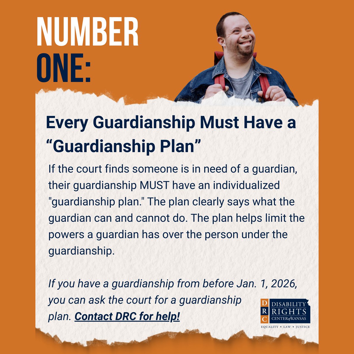 DRCKansas's tweet photo. Kansas made positive changes to its guardianship law that give people with disabilities more rights, more control, and more choices!

Learn more about the new Kansas Guardianship Law below, or on our website: https://t.co/Pgv8K0N3wq

Post 1/2 https://t.co/PvbDISgWQc