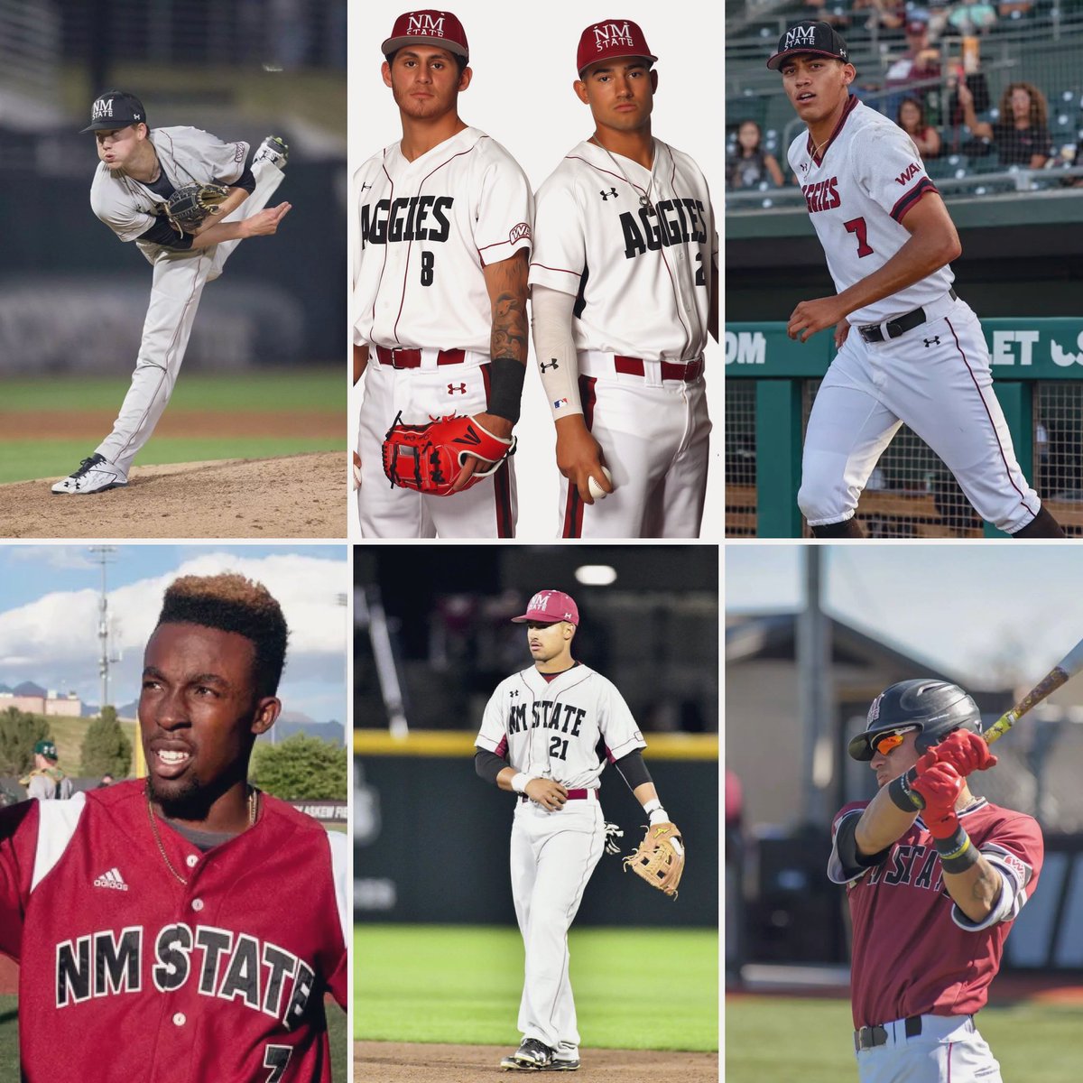youngpbp's tweet photo. 5 alums of @NMStateBaseball will be in @MLB Spring Training in ‘26. Three are active MLB players and two non-roster invites.

📝 𝘑𝘰𝘩𝘯𝘴𝘰𝘯, 𝘉𝘳𝘢𝘥𝘪𝘴𝘩, 𝘖𝘳𝘵𝘪𝘻, 𝘎𝘰𝘯𝘻𝘢𝘭𝘦𝘴, 𝘕𝘢𝘵𝘦𝘳𝘢

Come to State‼️ #ProAggies https://t.co/3Eiin9SSkf