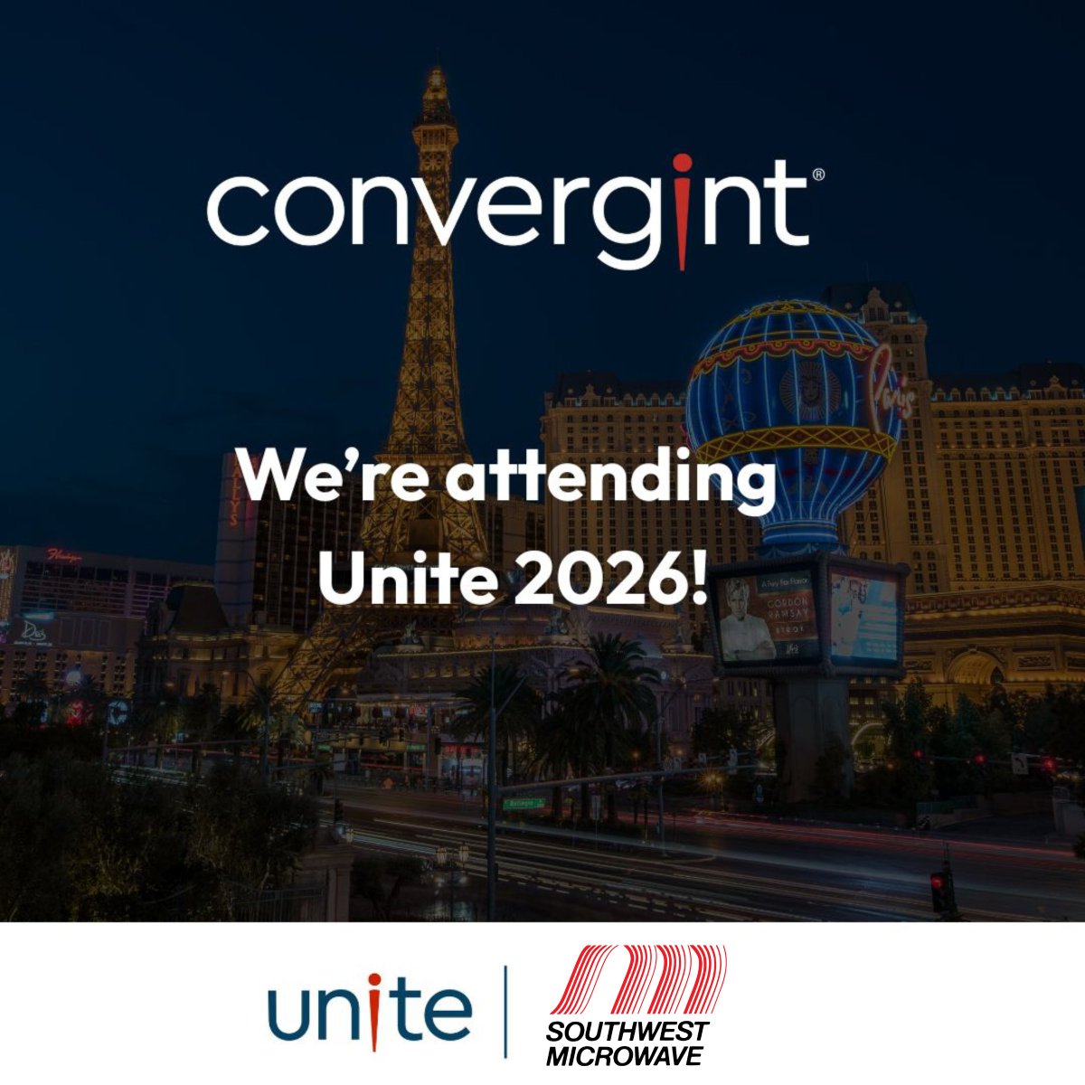 SWMicrowave_SSD's tweet photo. We are excited to be a part of Convergint Unite!

Our team is looking forward to connecting with our Convergint partners, collaborating, and sharing insights to continue strengthening perimeter security in response to today’s evolving threat landscape.

We’ll be showcasing our high-performance perimeter detection technologies and demonstrating how they deliver reliable, accurate protection in demanding environments.

We look forward to seeing you soon!

▪️ Booth 529
▪️ February 22-25, 2026
▪️ Las Vegas, NV

#ConvergintUnite2026 #TechnologyPartner #SouthwestMicrowave #PerimeterSecurity #IntrusionDetection #CriticalInfrastructure #LasVegas