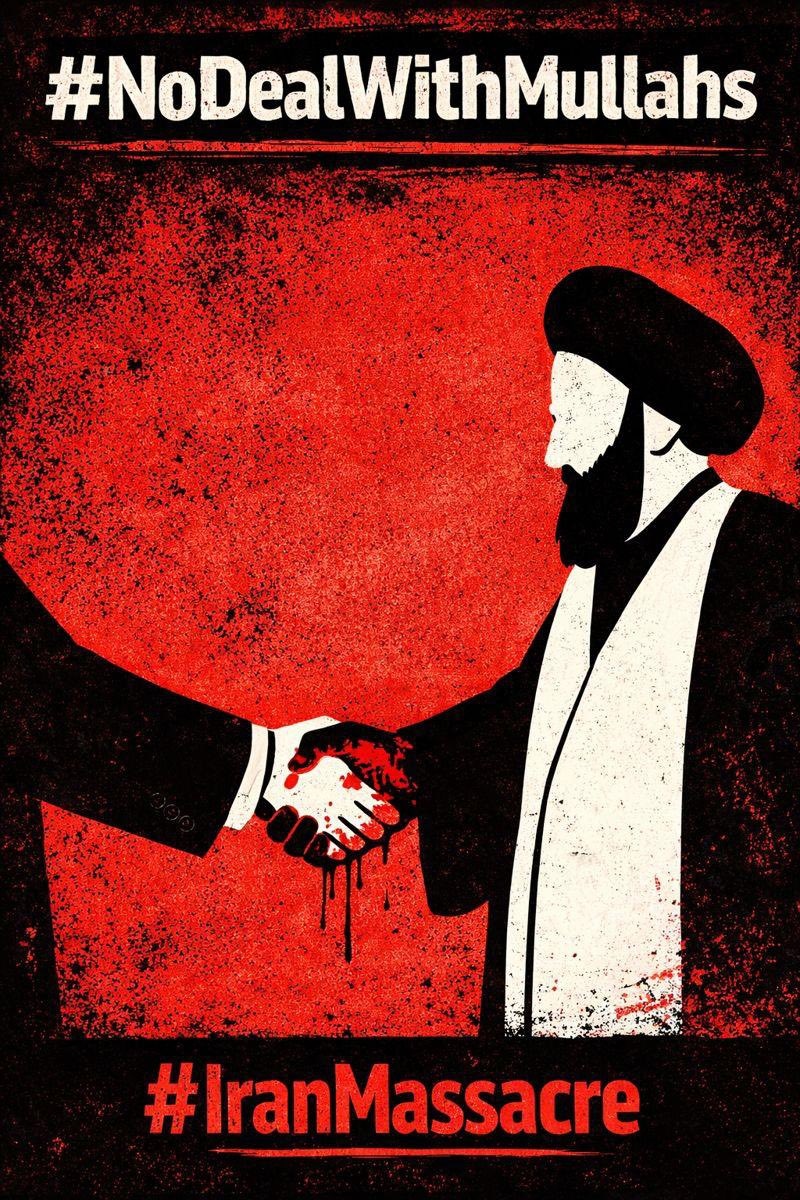 <a href="/realDonaldTrump/">Donald J. Trump</a> <a href="/POTUS/">President Donald J. Trump</a>
<a href="/netanyahu/">Benjamin Netanyahu - בנימין נתניהו</a>
President Trump, Prime Minister Netanyahu — as you well know, your images have been burned in state-orchestrated ceremonies many times before.
Any appeasement, retreat, or accommodation with the Islamic regime only pushes it forward, emboldening