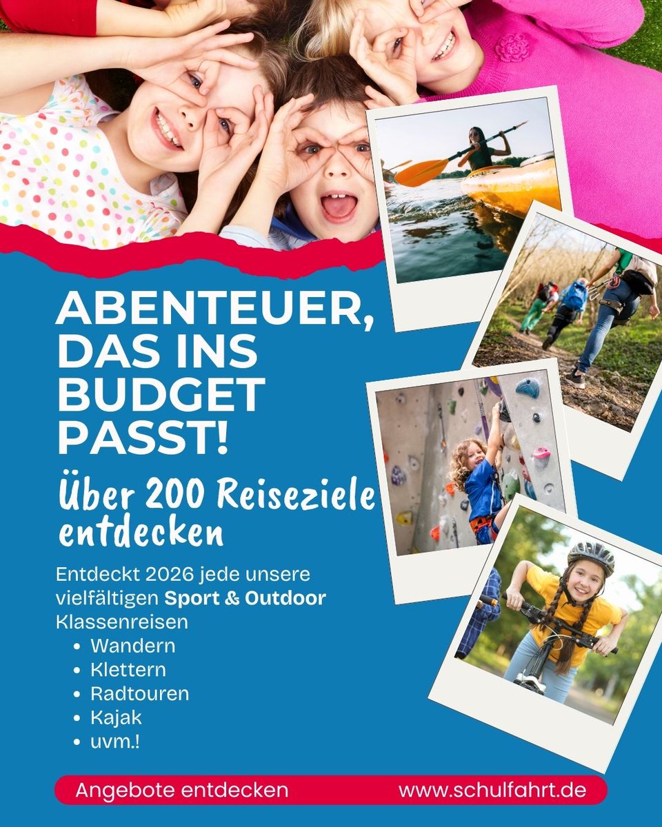 ⛰️🔥 Abenteuer, das ins Budget passt!

#klassenfahrt #outdoor #sportreise #schulfahrt #abenteuer #teamgeist #jugendreise #klassengemeinschaft #lehrerleben #instalehrer #günstigereisen #deutschlandreise #outdoorabenteuer #schulklasse
