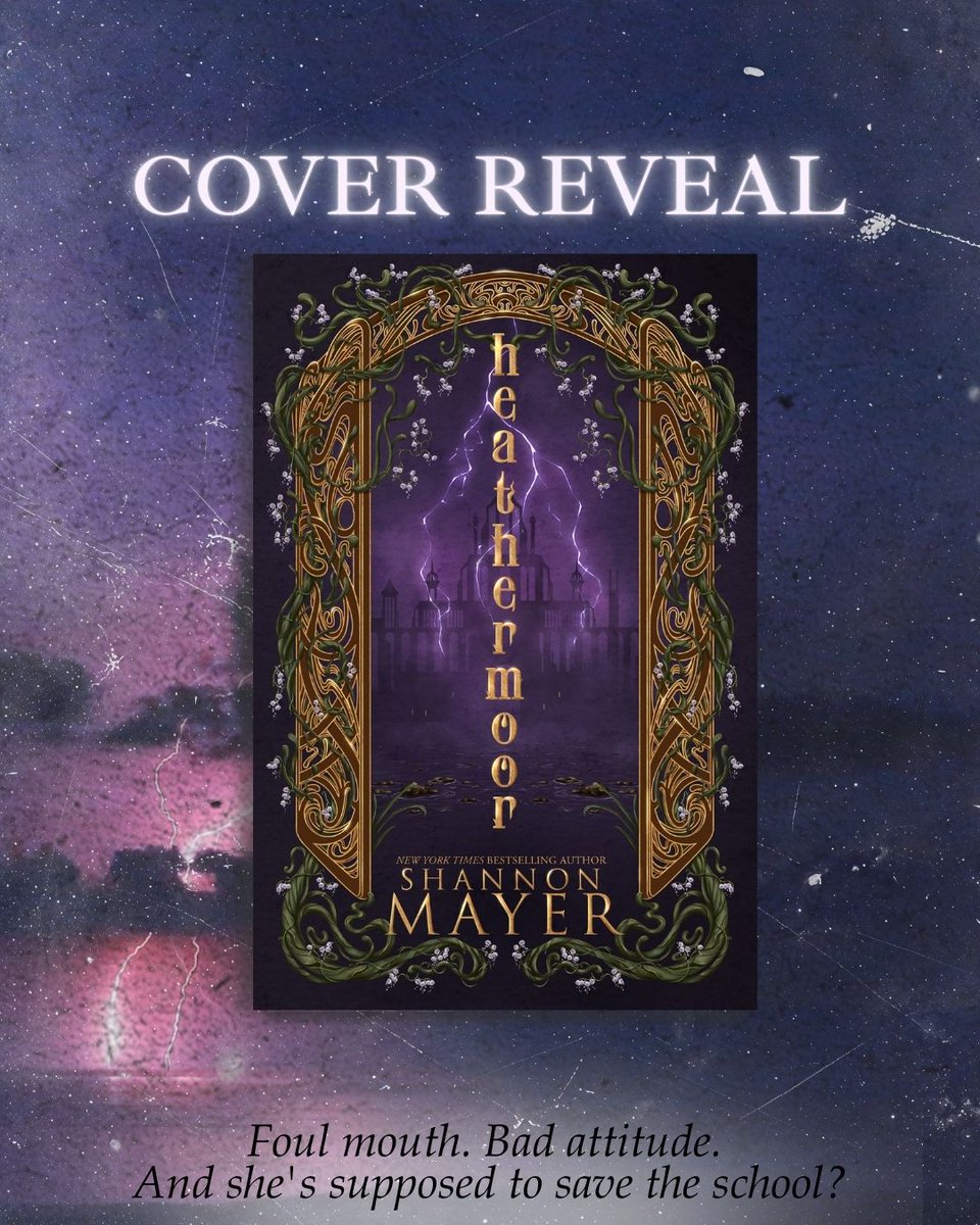 🚨 COVER REVEAL 🚨

HEATHERMOOR by Shannon Mayer
Of Quirks &amp; Curses Book 2

Preorder amazon.com/gp/product/B0F…
Releases July 2026

Cover art by @theillustratedauthor
@authorshannonmayer @hijinksink @crownsandchaos_pr

#Heathermoor #ShannonMayer #DarkAcademia #Romantasy #CoverReveal