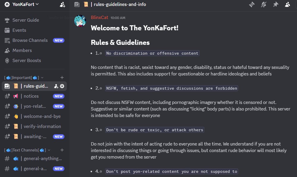 BlinxCat's tweet photo. Alrighty, I made a YonKaGor fan server myself and I recently just began to make it open to anyone

I am interested in also looking for mutuals to help moderate for it https://t.co/yd6W3UPL9U #yonkagor https://t.co/JaKMSLp5tf
