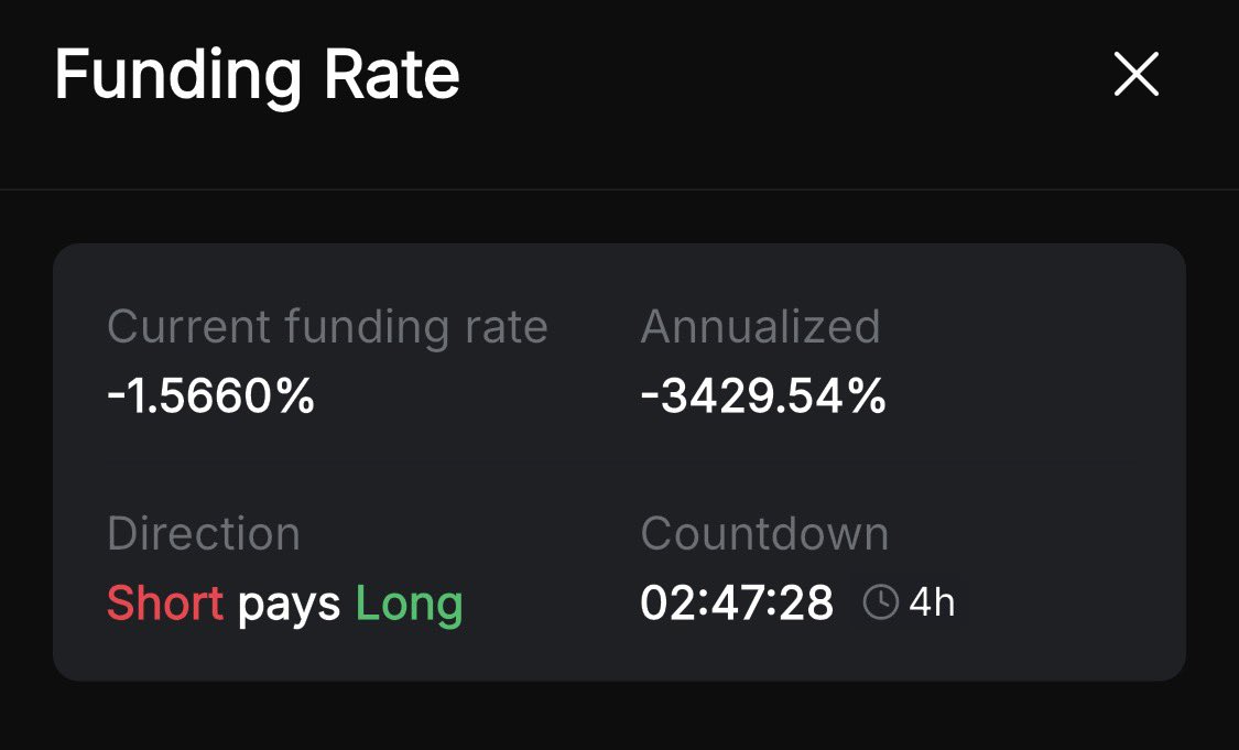 DecenMike's tweet photo. $whitewhale funding rate is so sketchy, getting farm from fees in @Bybit_Official 🤣 a https://t.co/lXAYTPiBlB