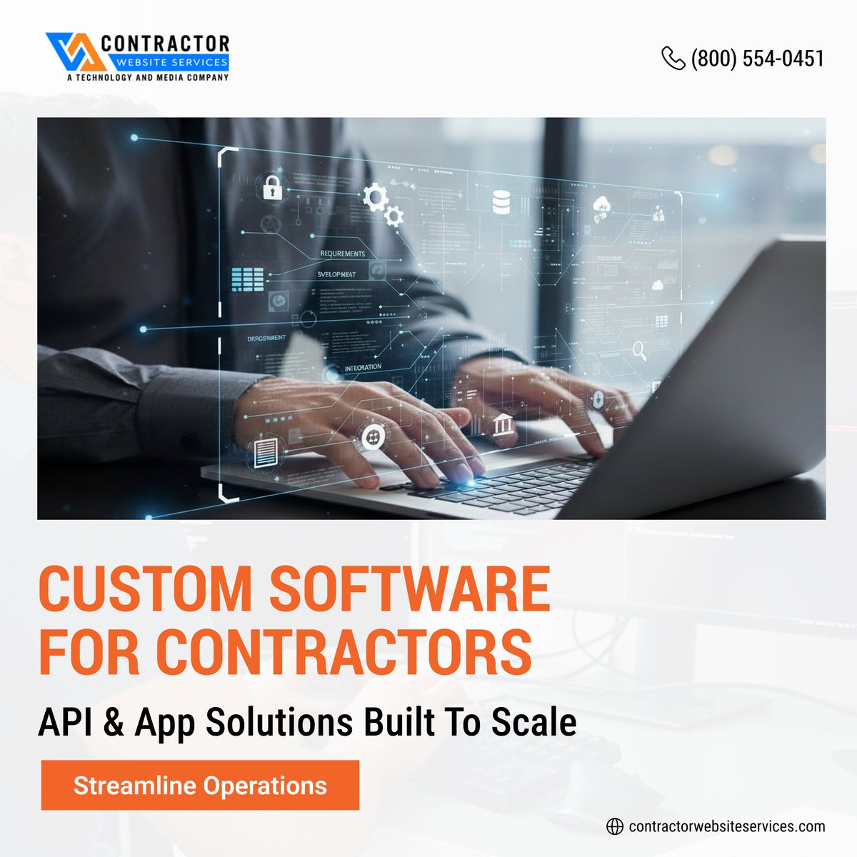 contractorsweb's tweet photo. Contractors: tired of juggling disconnected tools? ⚙️
We build custom APIs and apps that streamline operations and scale with your business.

Upgrade your software infrastructure today.

📞 800-554-0451 | 🌐 https://t.co/QIp1vcM7u9

#ContractorSoftware #AppDevelopment https://t.co/Ba19oAzrvm